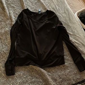 Black long sleeve shirt